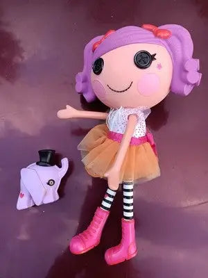 Lalaloopsy Doll PEANUT BIG TOP Full Size 12’’ & Pet Elephant 2009 Pre-Owned - Collectibles