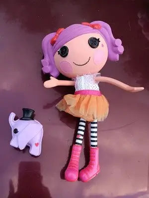 Lalaloopsy Doll PEANUT BIG TOP Full Size 12’’ & Pet Elephant 2009 Pre-Owned - Collectibles