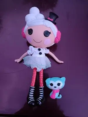 Lalaloopsy Winter Snowflake 12’’ Doll with Pet Husky Pre-Owned As Seen In Pics - Action Figure & Toy