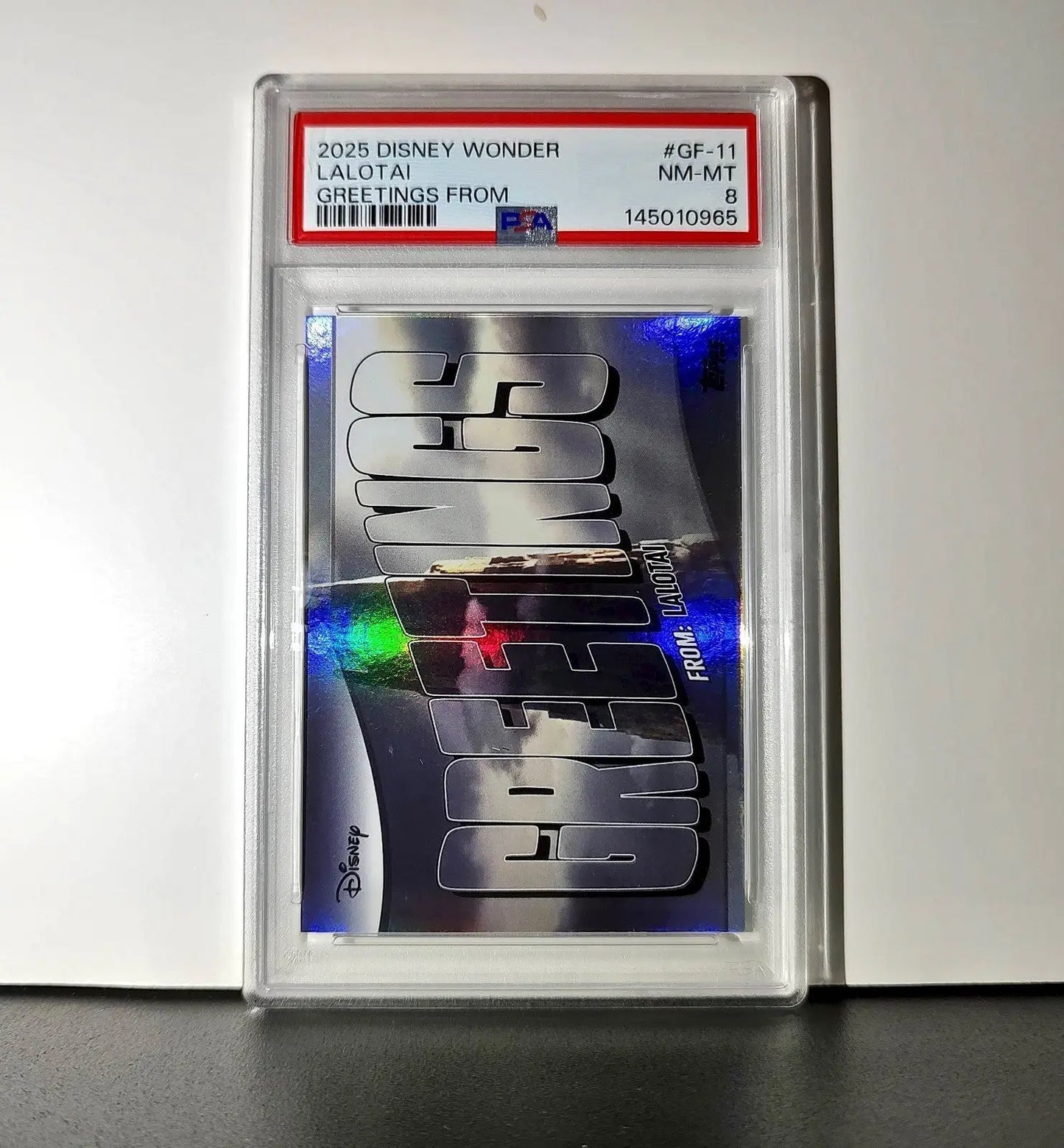 Lalotai 2025 Topps Disney Wonder #GF-11 Greetings From Card Moana PSA 8 - Non-Sports Card Single