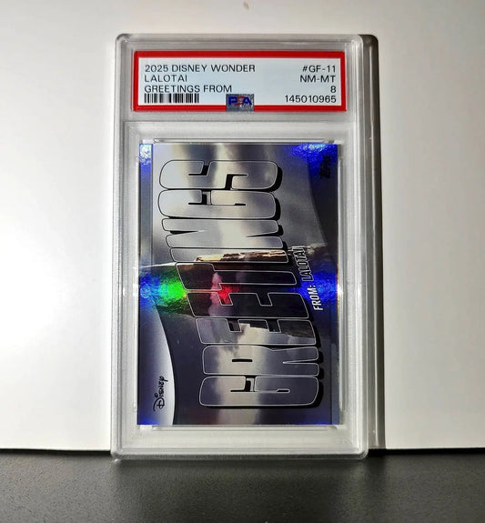 Lalotai 2025 Topps Disney Wonder #GF-11 Greetings From Card Moana PSA 8 - Non-Sports Card Single