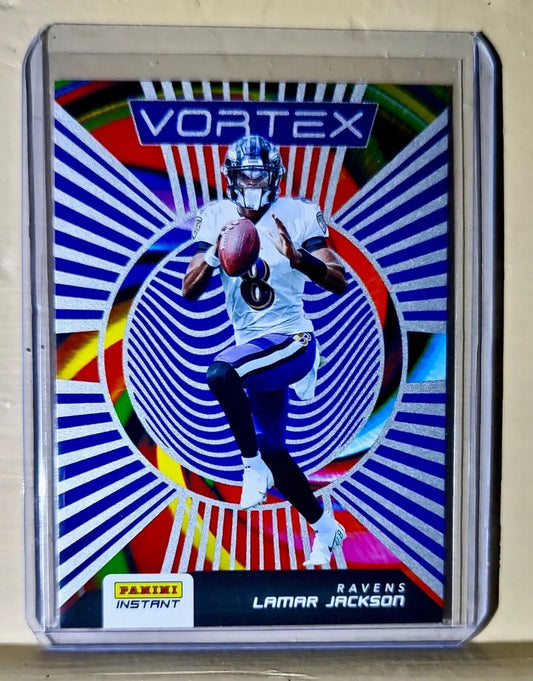 Lamar Jackson 2020 Panini NFL Instant Vortex #4 Football Card 1/935 - Football Card Single