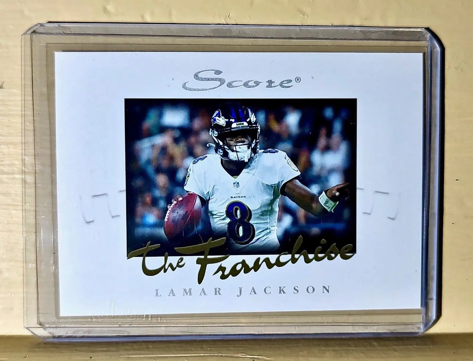 Lamar Jackson 2021 Panini NFL Score The Franchise #3 Card 1/1966 - Football Card Single
