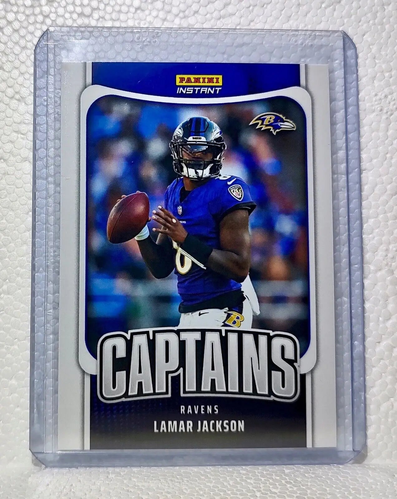 Lamar Jackson 2023 Panini NFL Captain #3 Football Card Baltimore Ravens 1/331 - Football Card Single