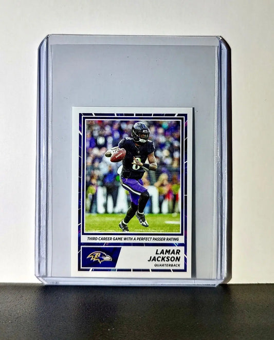 Lamar Jackson 2024 Panini NFL Sticker #27 Baltimore Ravens - Football Card Single