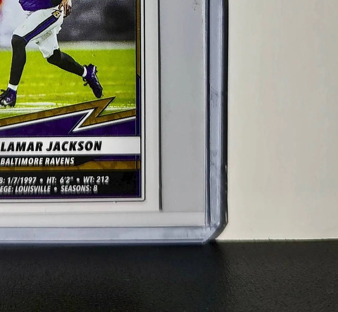Lamar Jackson 2025 Panini NFL #104 Sticker Baltimore Ravens