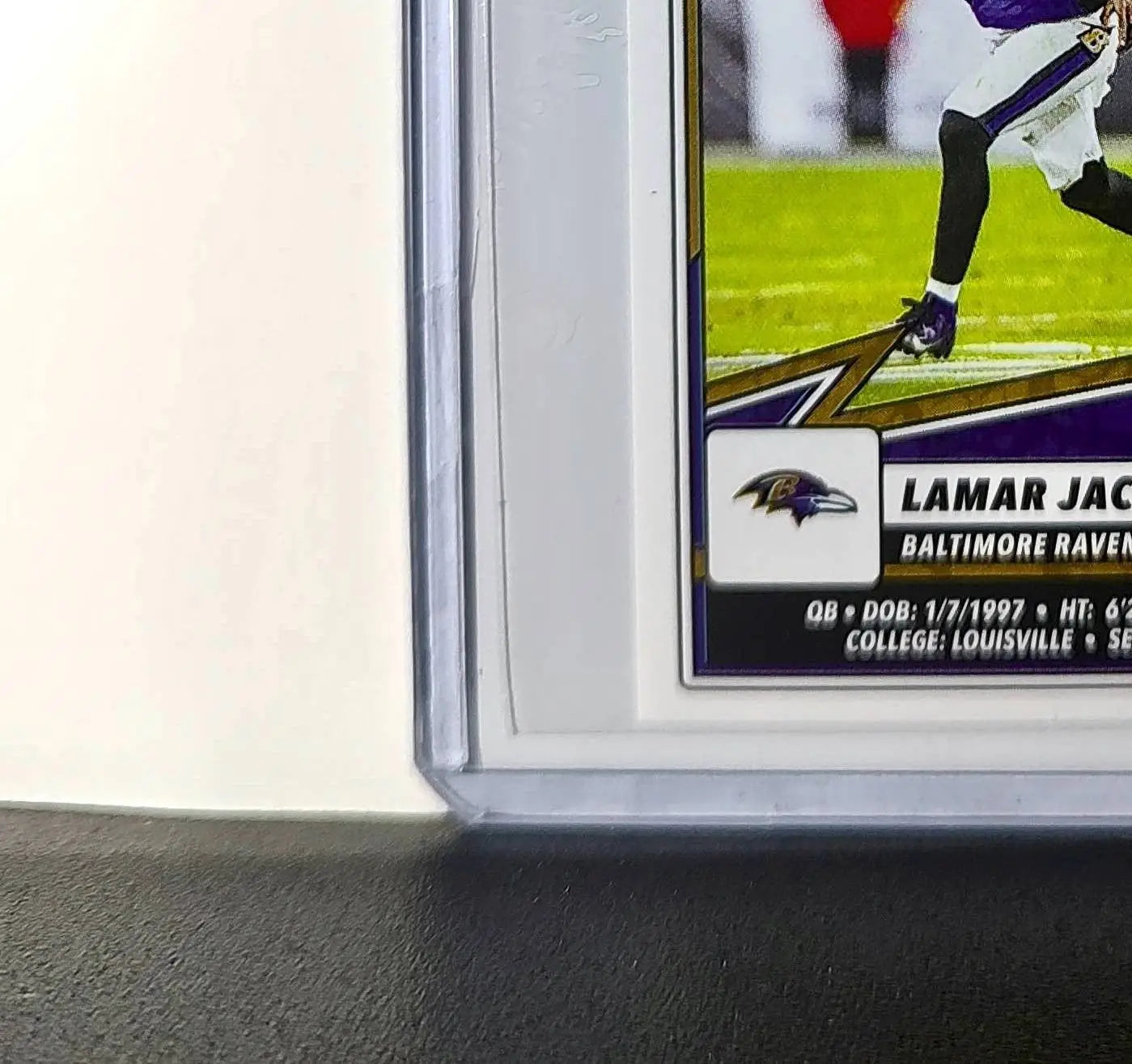 Lamar Jackson 2025 Panini NFL #104 Sticker Baltimore Ravens