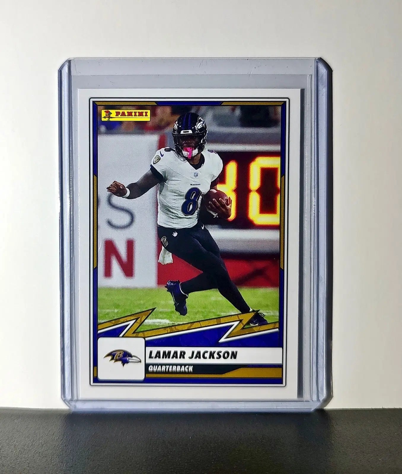 Lamar Jackson 2025 Panini NFL #38 Sticker Card Baltimore Ravens - Football Card Single