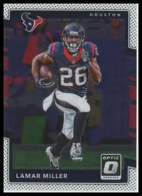 Lamar Miller 2017 Donruss Optic #3 Houston Texans