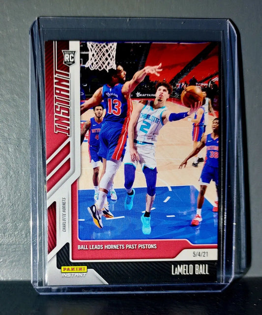 Lamelo Ball 2020-21 Panini NBA Instant #167 Rookie Basketball Card 1 of 942 - Basketball Card Single