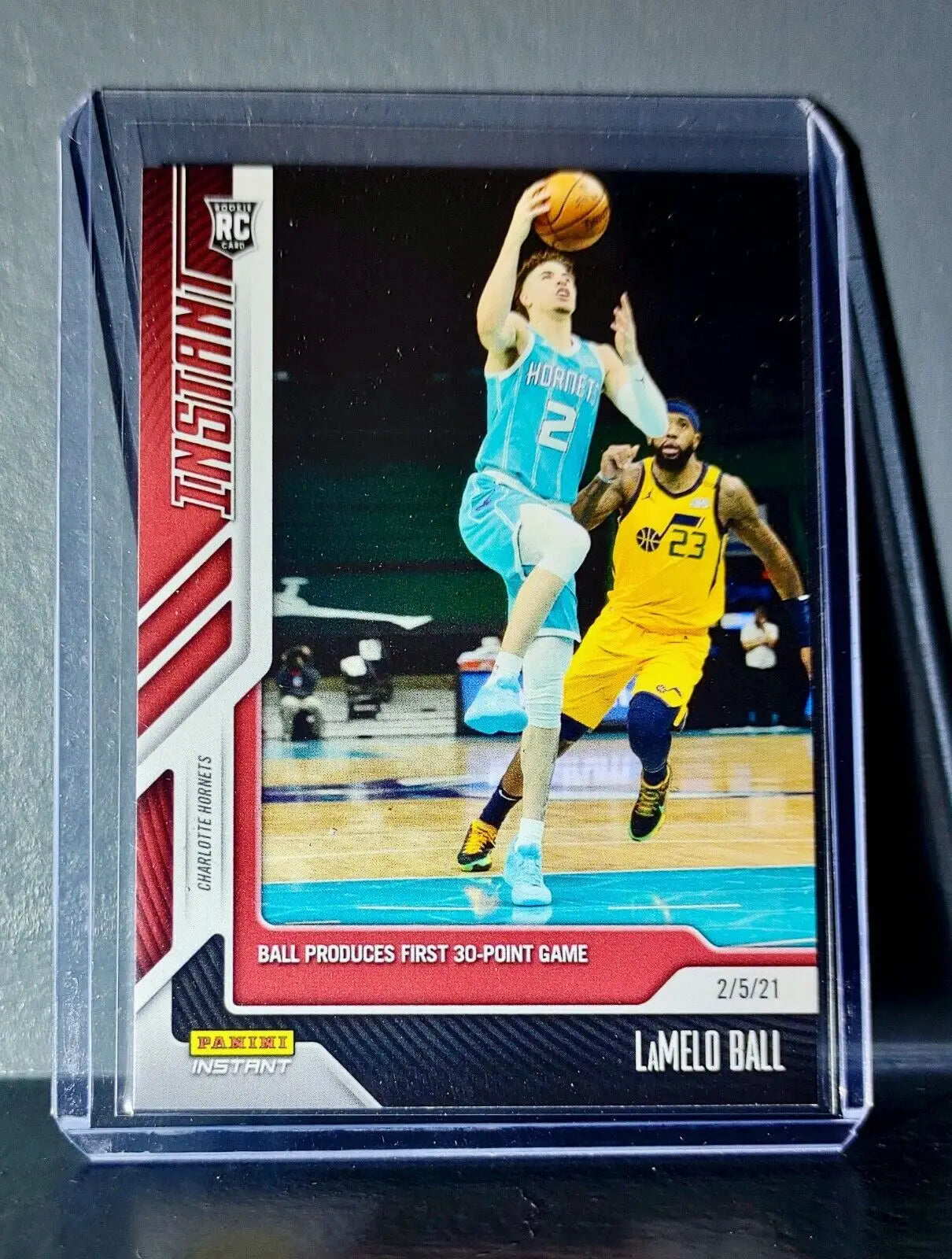 Lamelo Ball 2020-21 Panini NBA Instant #66 Rookie Basketball Card 1 of 1533 - Basketball Card Single