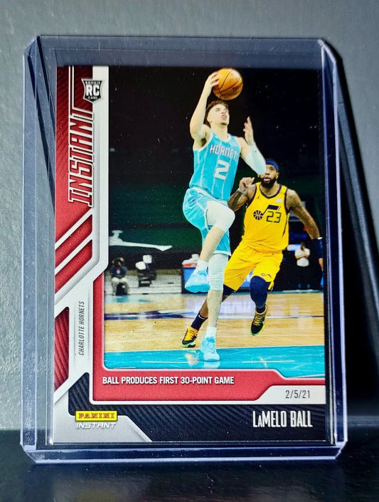 Lamelo Ball 2020-21 Panini NBA Instant #66 Rookie Basketball Card 1 of 1533 - Basketball Card Single