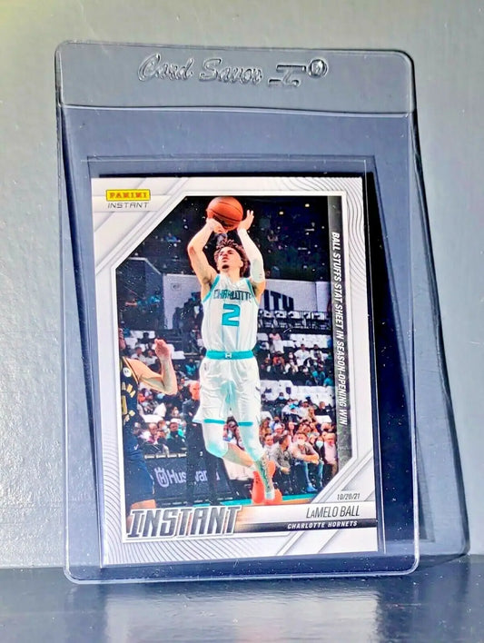 Lamelo Ball 2021-22 Panini NBA Instant #5 Card 1 of 221 Charlotte Hornets - Basketball Card Single
