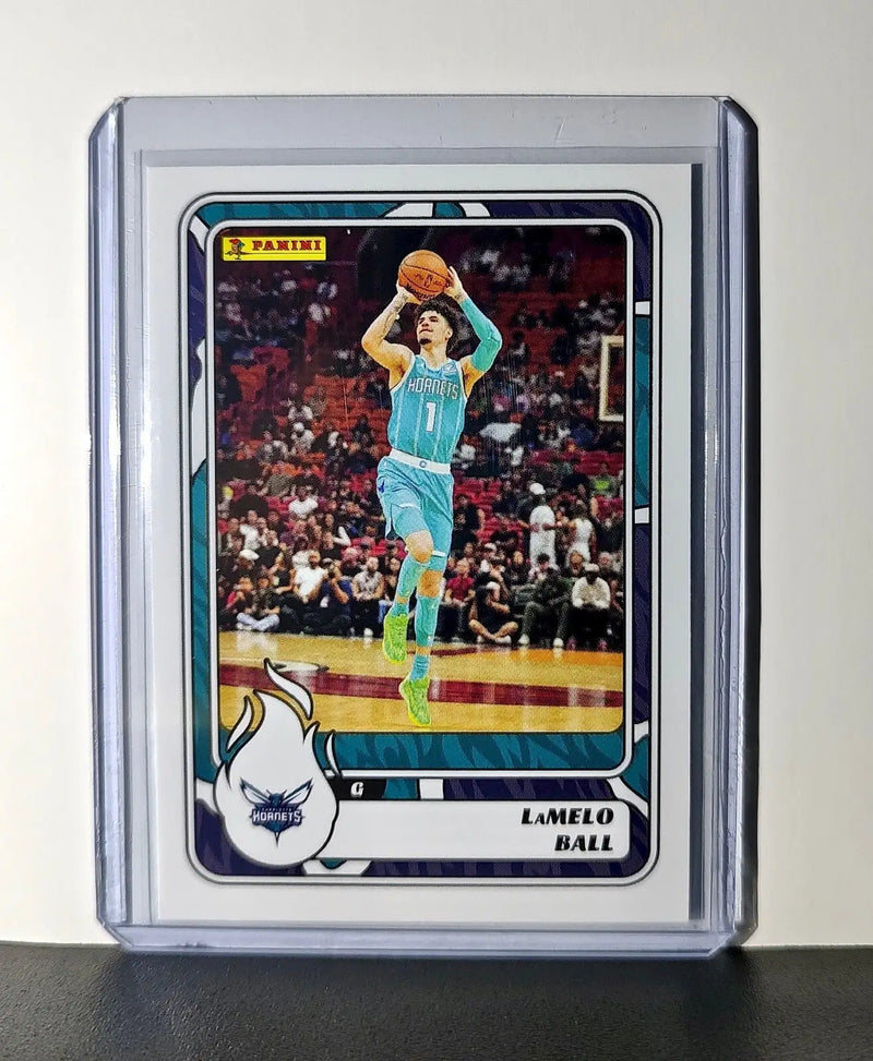 LaMelo Ball 2024-25 Panini NBA #45 Sticker Card Charlotte Hornets - Basketball Card Single