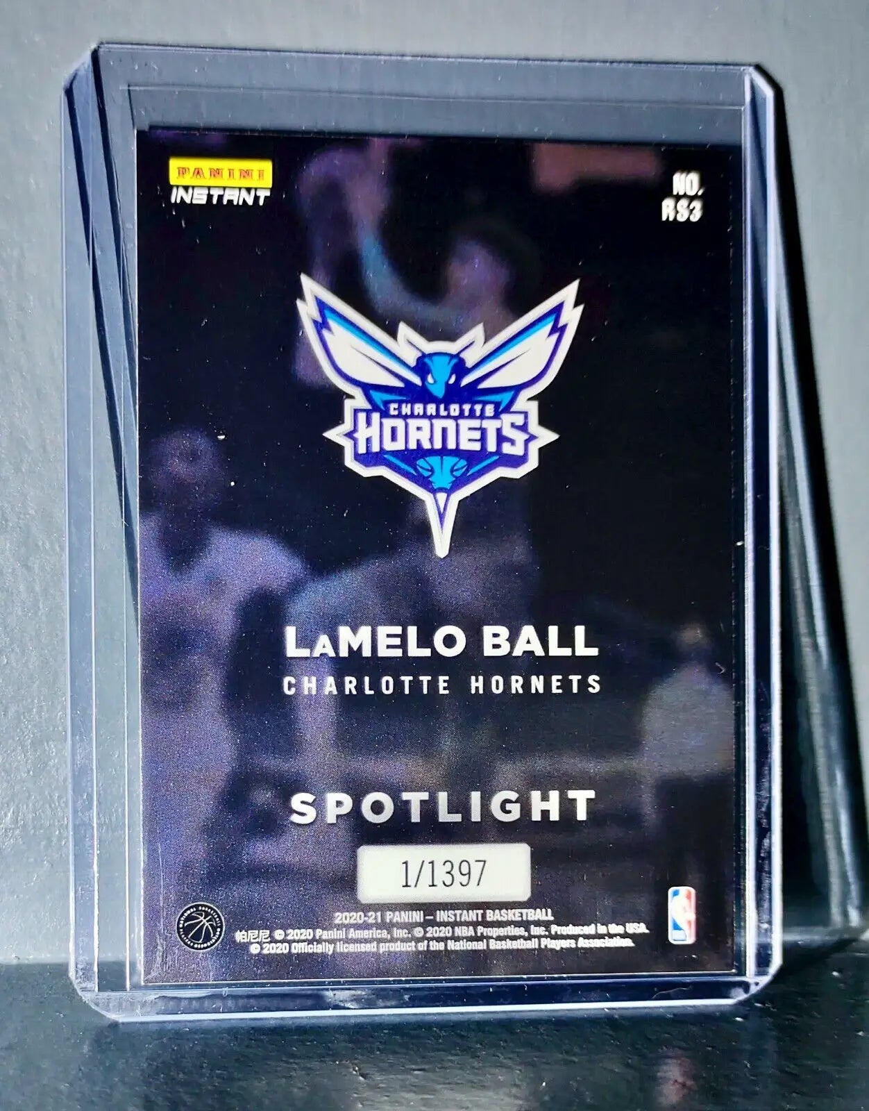 LaMelo Ball Rookie Spotlight 2020-21 Panini NBA #3 Basketball Card 1 of 1397 - Basketball Card Single
