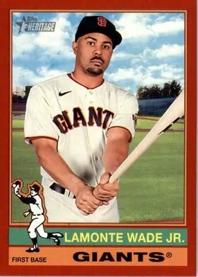 Lamonte Wade Jr. - 2025 Topps Heritage - #493 - Red Baseball - Baseball Card Single