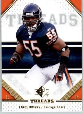 Lance Briggs - 2009 SP Threads - #59 - Football - Football Card Single