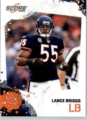 Lance Briggs - 2010 Score - #54 - Football - Football Card Single