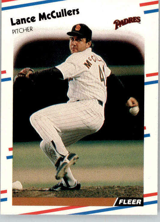 Lance McCullers - 1988 Fleer - #592 - Baseball - Baseball Card Single