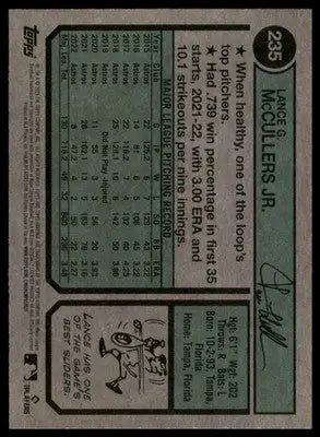 Lance McCullers Jr. 2023 Topps Heritage #235 Houston Astros - Baseball Card Single
