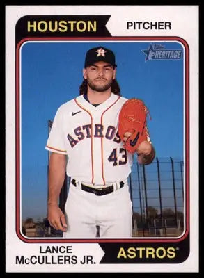 Lance McCullers Jr. 2023 Topps Heritage #235 Houston Astros - Baseball Card Single