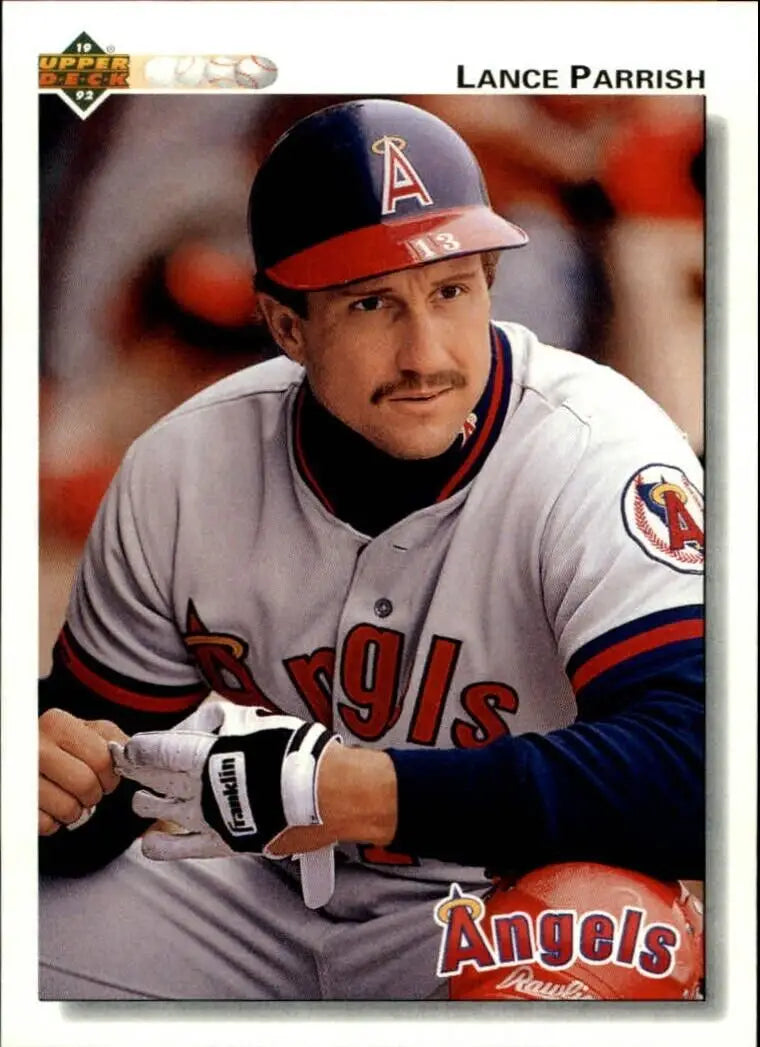 Lance Parrish 1992 Upper Deck MLB #431 Baseball Card California Angels