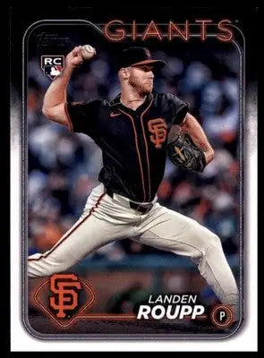 Landen Roupp Rookie 2024 Topps Update #US186 San Francisco Giants - Baseball Card Single