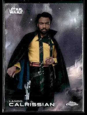 🌟 Lando Calrissian, 2025 Topps Chrome Star Wars #78 🌟 - Star Wars Card Single
