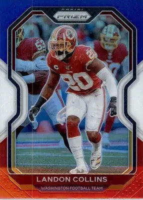 Landon Collins - 2020 Panini Prizm - #184 - Prizm Red White and Blue Football - Football Card Single