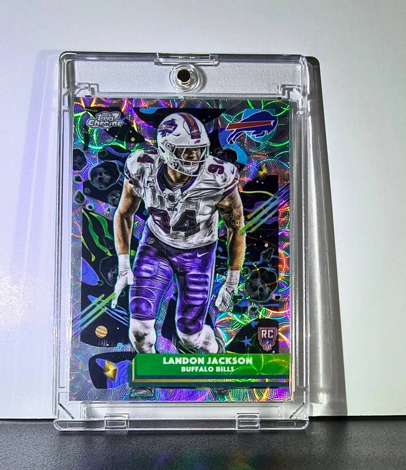 Landon Jackson Rookie 2025 Topps Chrome Cosmic Nucleus NFL #112 Buffalo Bills - Football Card Single