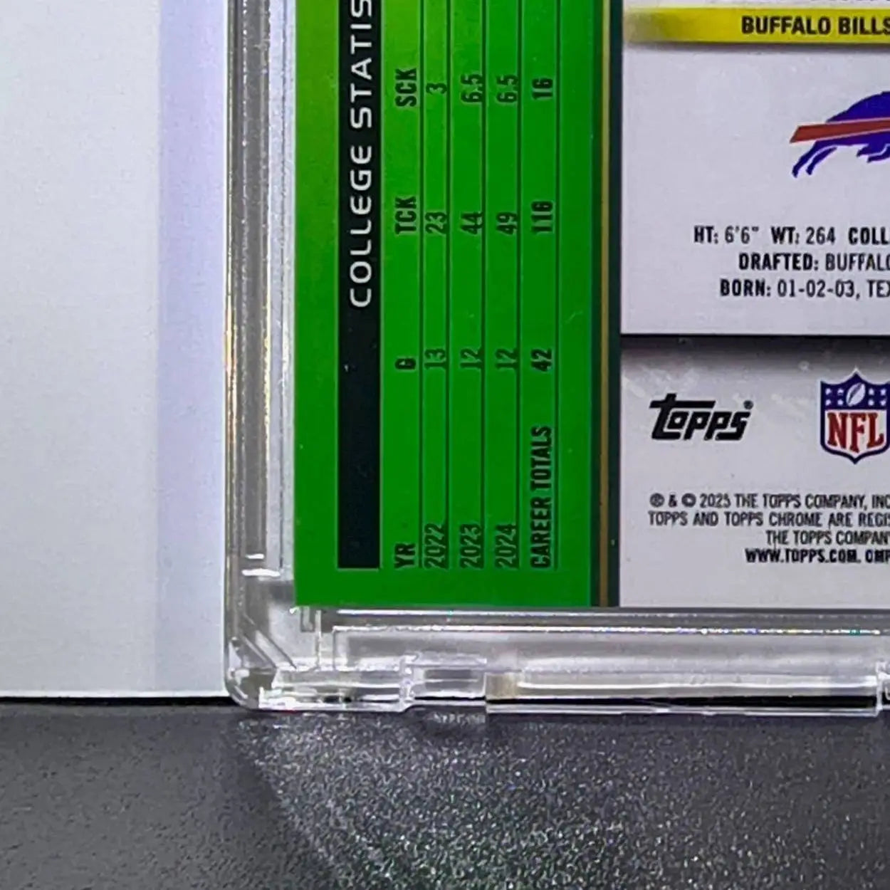 Landon Jackson Rookie 2025 Topps Chrome Cosmic Nucleus NFL #112 Buffalo Bills - Football Card Single