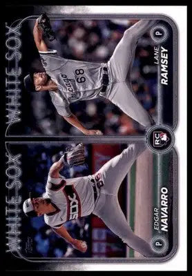 Lane Ramsey / Edgar Navarro RCOM RC 2024 Topps Update #US128 Chicago White Sox - Baseball Card Single