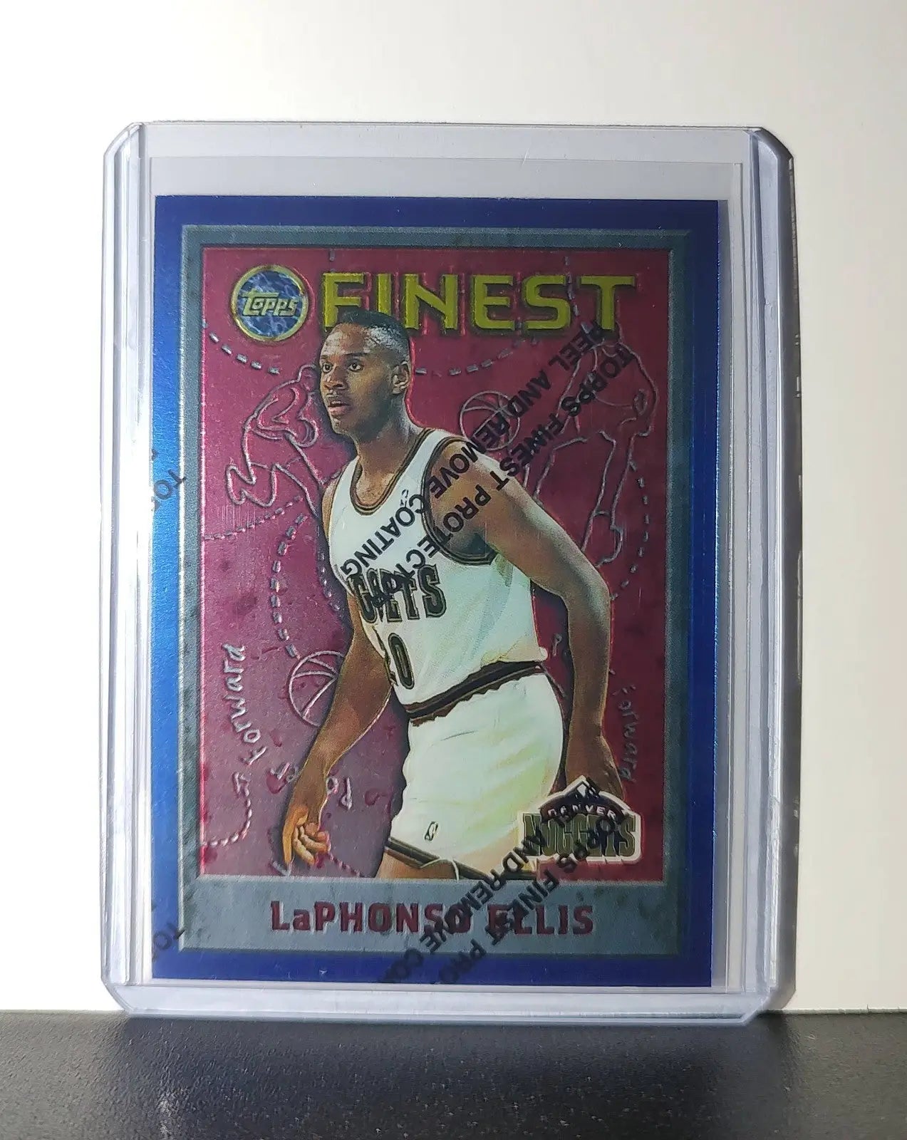 LaPhonso Ellis 1995-96 Topps Finest NBA #242 Card Denver Nuggets
