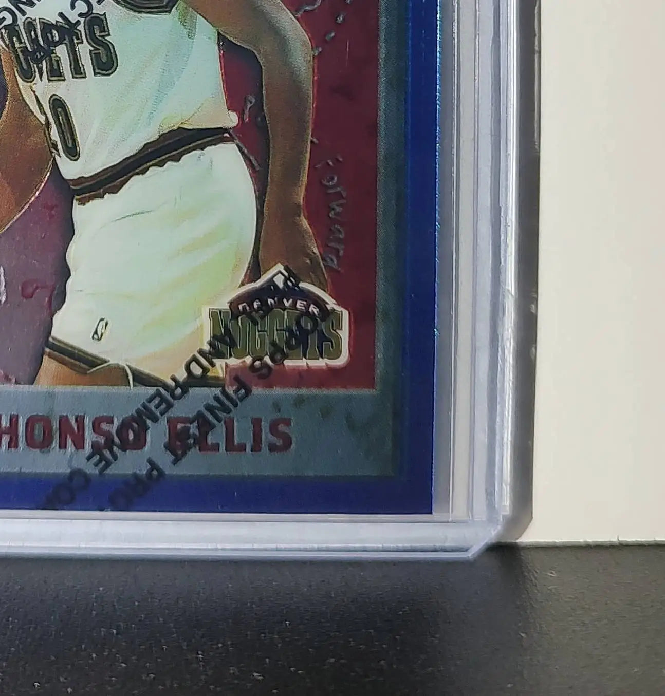 LaPhonso Ellis 1995-96 Topps Finest NBA #242 Card Denver Nuggets