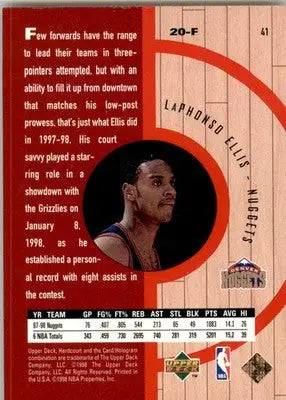 LaPhonso Ellis - 1998 Upper Deck Hardcourt - #41 - Basketball - Basketball Card Single