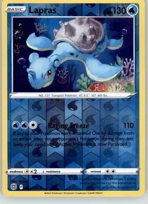 Lapras - Brilliant Stars - 031/172 - Reverse Holo LP Pokemon - Pokémon Card Single