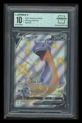 Lapras V #SV110/SV122 Arena Club 10 2021 Pokemon Shining Fates - Pokémon Card Single