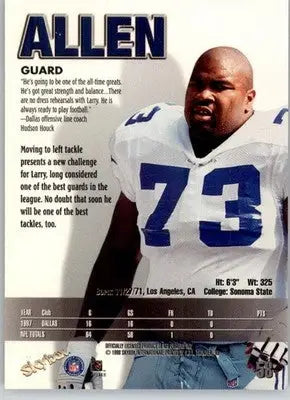 Larry Allen - 1998 SkyBox Thunder - #58 - Football - Football Card Single