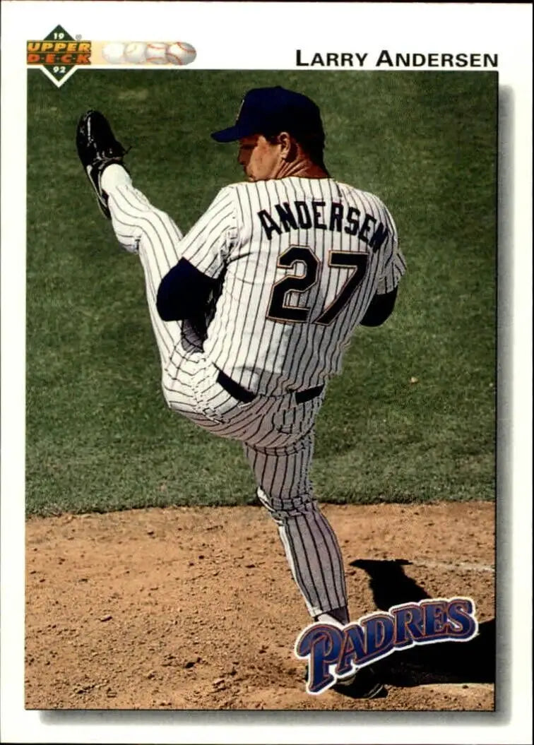 Larry Andersen 1992 Upper Deck MLB #587 Baseball Card San Diego Padres