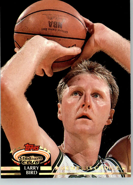 Larry Bird - 1992-93 Stadium Club - #194a - Members Only Basketball - Basketball Card Single