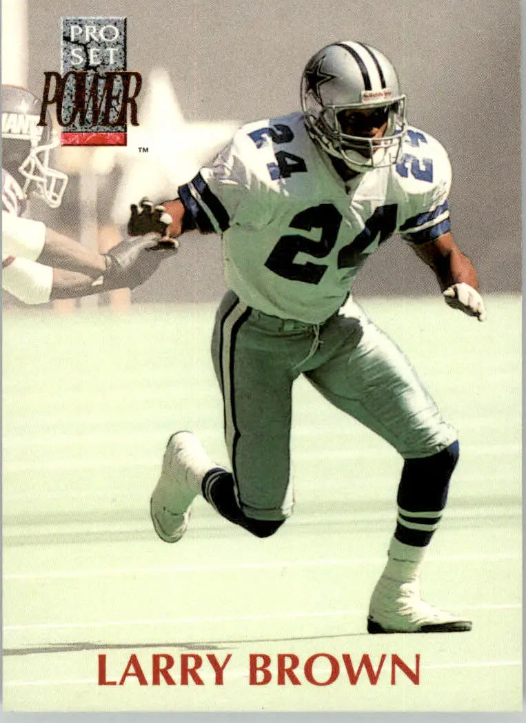 Larry Brown - 1992 Pro Set Power - #221 - Football - Football Card Single