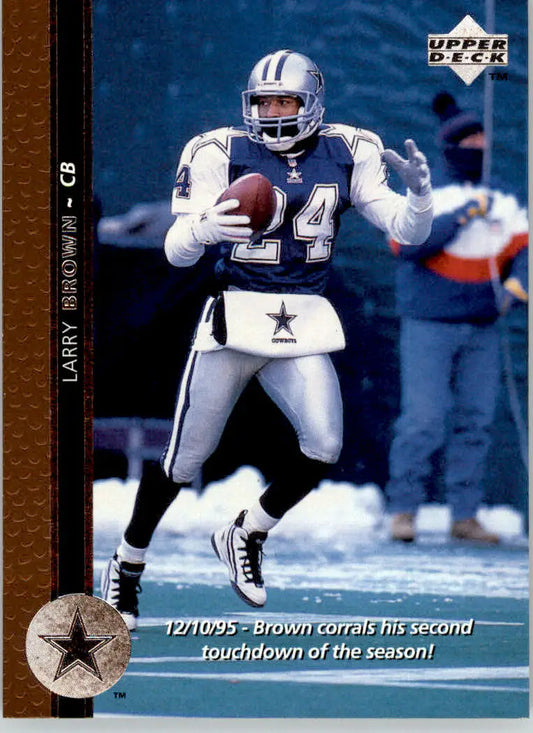 Larry Brown - 1996 Upper Deck - #36 - Football - Football Card Single