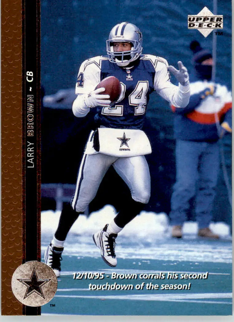 Larry Brown - 1996 Upper Deck - #36 - Football - Football Card Single