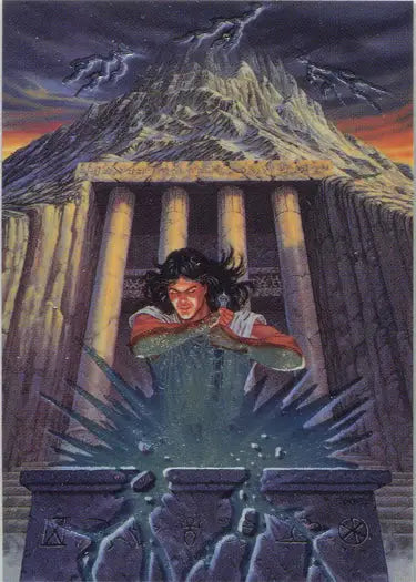 Book cover illustration of a person at a window with magical energy for Metallic Storm Chase