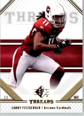 Larry Fitzgerald - 2009 SP Threads - #60 - Football - Football Card Single