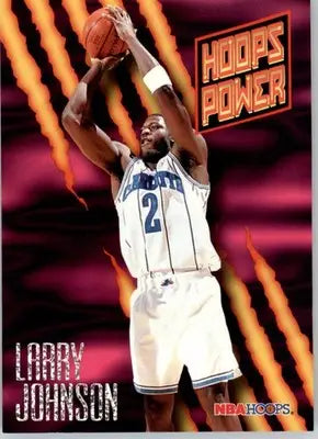 Larry Johnson - 1994-95 Hoops - #PR-5 - Hoops Power Stat Power Ratings - Basketball Card Single
