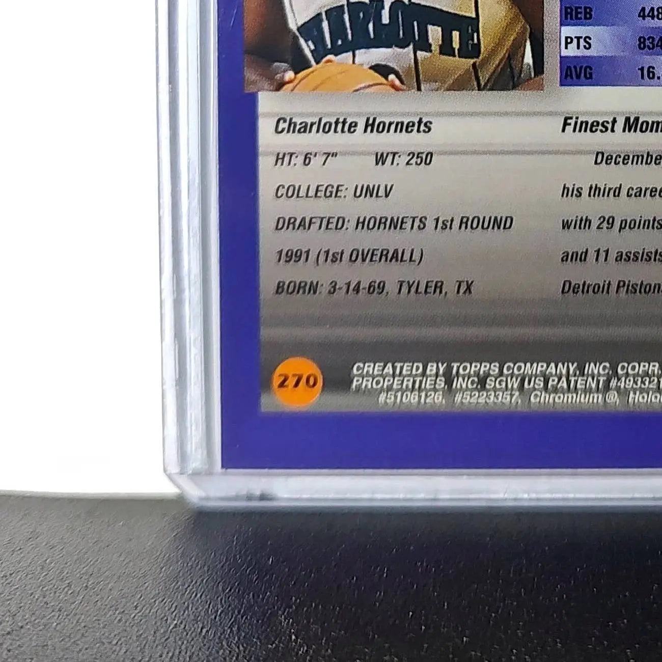 Larry Johnson 1994-95 Topps Finest #270 Basketball Card