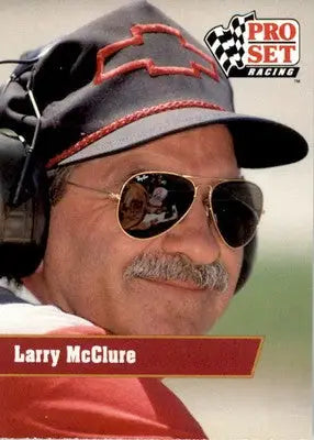 Larry McClure - 1991 Pro Set - #15 - Racing - Racing Card Single