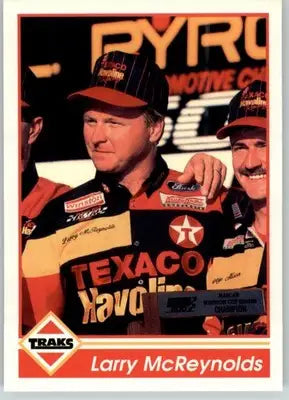 Larry McReynolds - 1992 Traks - #184 - Racing - Racing Card Single