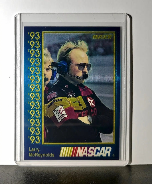Larry McReynolds 1993 Maxx Premier Plus Racing #129 NASCAR Robert Yates Racing - Racing Card Single
